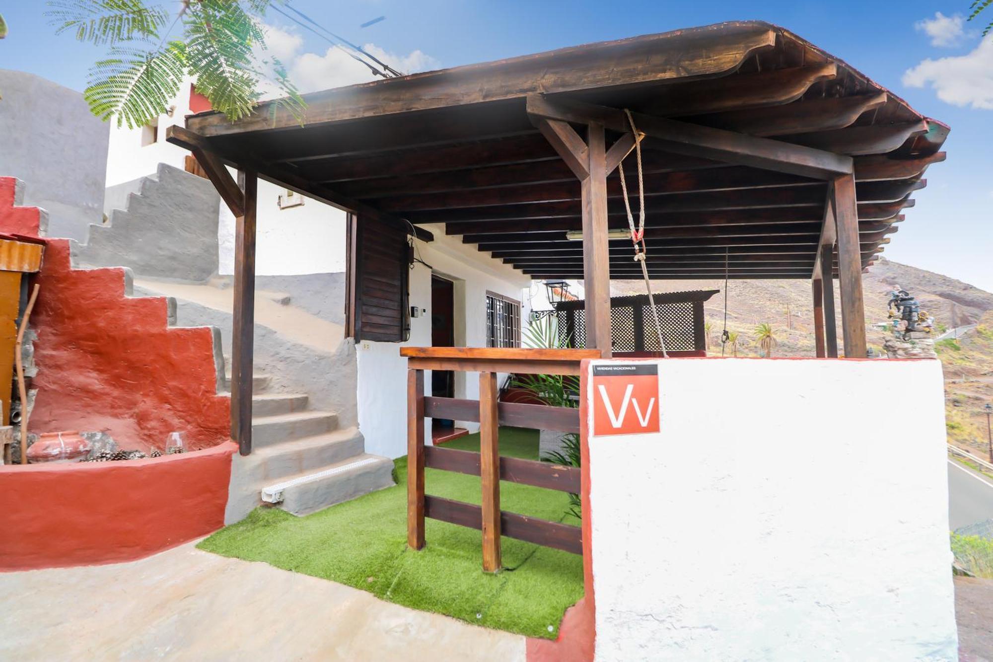 El Risco Double Bed Apart Exterior foto